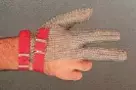 Stainless Steel Mesh Safety Glove 3 Finger 