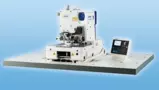 JUKI MEB-3900 Series Computer-Controlled Eyelet Buttonholing Industrial Sewing System With Table and Direct Drive Motor