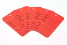 UNSTRUNG 2 Part Perforated Merchandise Price Tags