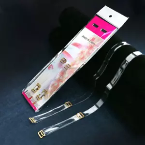 Bra Straps Invisible Soft Clear Replacement Shoulder Straps Transparent And Removable