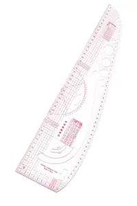 Versatile Cutting-Out Ruler Metric