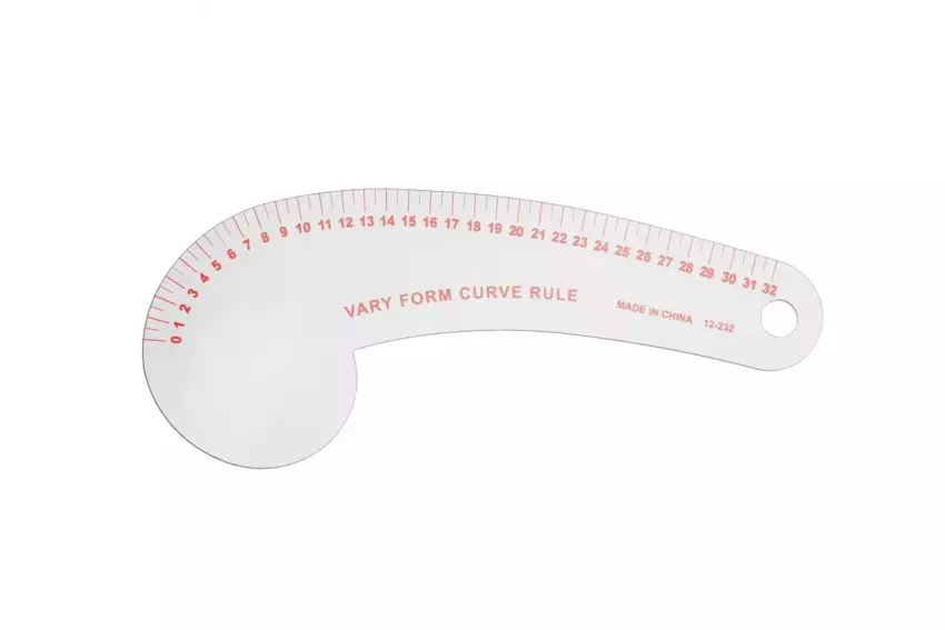 Vary Form Curve 32 cm Plastic Ruler