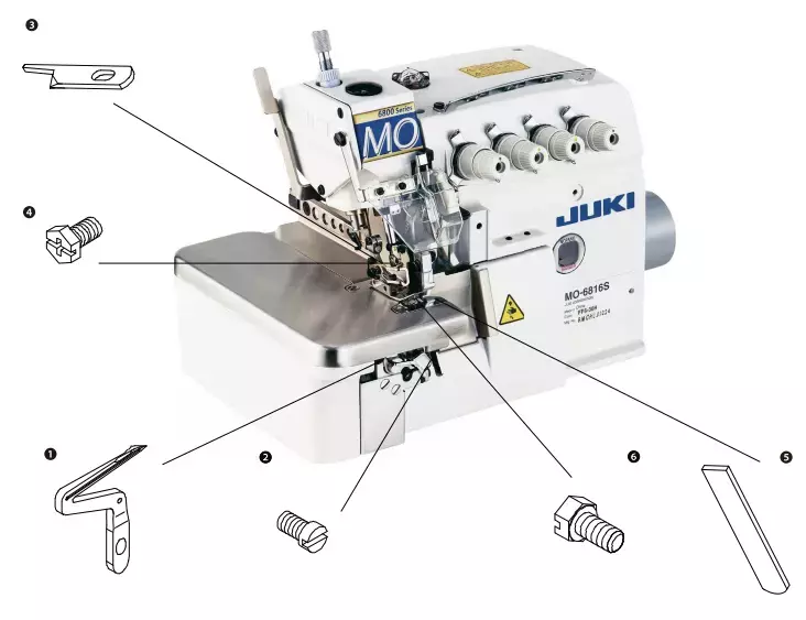 Spare Parts Kit - JUKI MO-6800 (VOL 2)