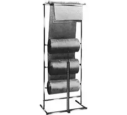 3 Roll Polyethylene Horizontal Dispensing Rack