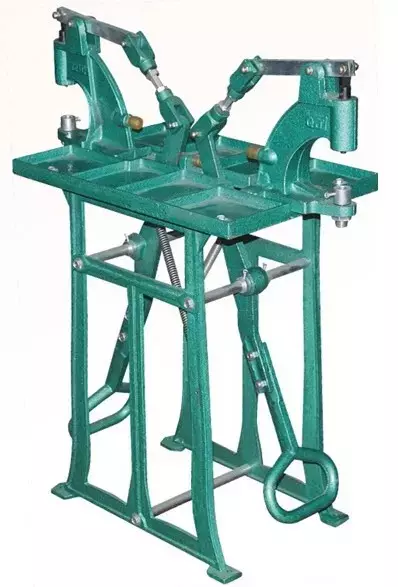 Two Station Foot Press for Grommets, Snaps, Buttons, and Rivets w/Stand