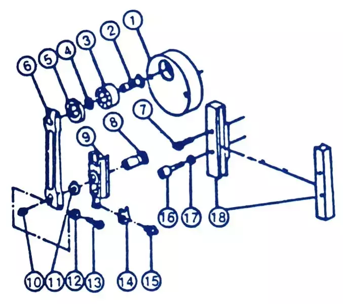 Connecting Rod Clamp Screws for Eastman Straight Knife Cutting Machines, 20C5-17