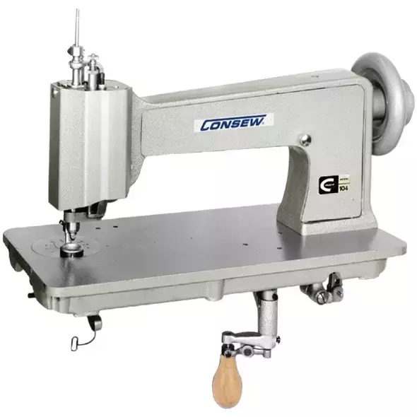 CONSEW 104-1T Manual Embroidery and Quilting Chainstitch Sewing Machine With Table